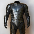 Handmade Black Leather Armor | Medieval Knight Cosplay | Fantasy Warrior Costume | Renaissance Faire Outfit