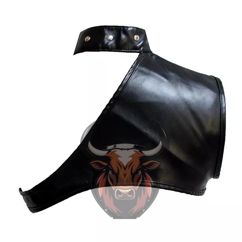 Handmade Gothic Leather Shoulder Armor | Adjustable Black Punk Cosplay Harness & Festival Accessory