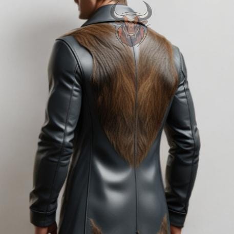 Men’s Cowhide Leather Trench Coat Gothic Western Cowboy Duster | Handmade Steampunk Overcoat Gift