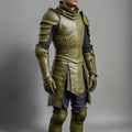 Men's Black Leather Armor | Handmade Medieval Fantasy Knight Cosplay Suit | Gothic LARP Warrior Costume