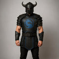 Mortal Kombat Ninja Warrior Cosplay Armor | Leather Battle Suit | Halloween Costume for Men