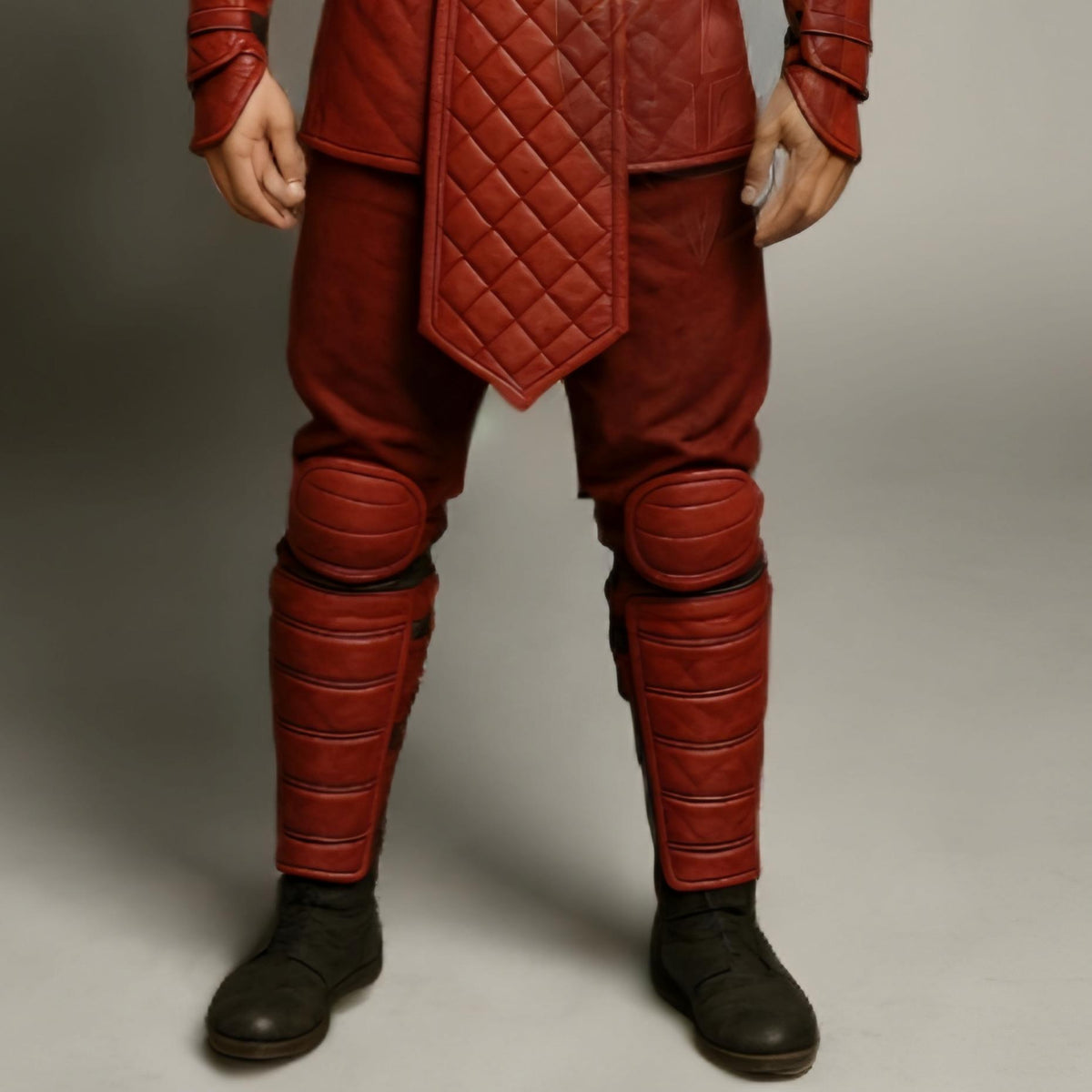 Red Ninja Warrior Cosplay Costume | Mortal Kombat Assassin Outfit | Scorpion Inspired Halloween Armor Suit