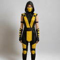 Mortal Kombat Womens Ninja Armor Costume | Female Warrior Cosplay Outfit | Halloween Leather Armour