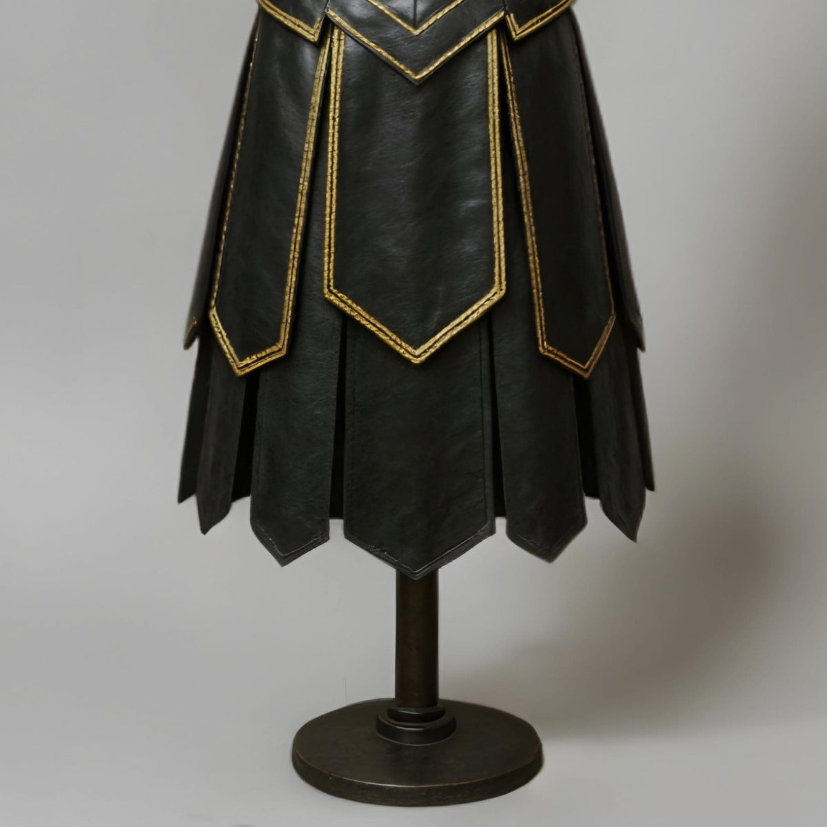Viking Leather Armor with Fur Collar | Norse Medieval Chest Plate | LARP Cosplay Gear