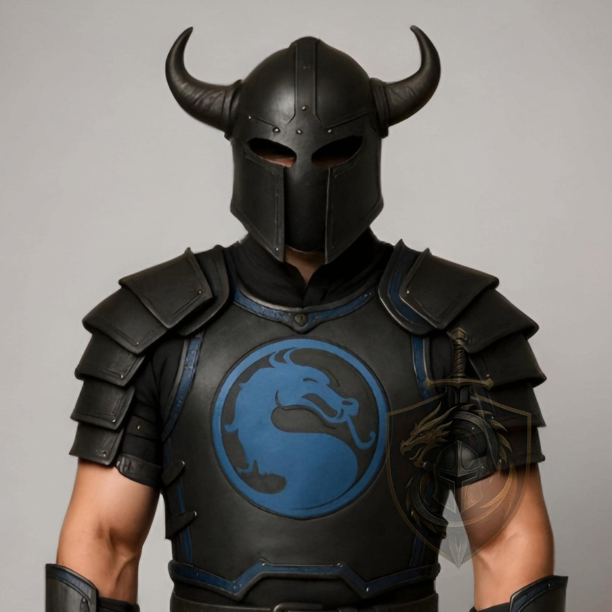 Mortal Kombat Ninja Warrior Cosplay Armor | Leather Battle Suit | Halloween Costume for Men