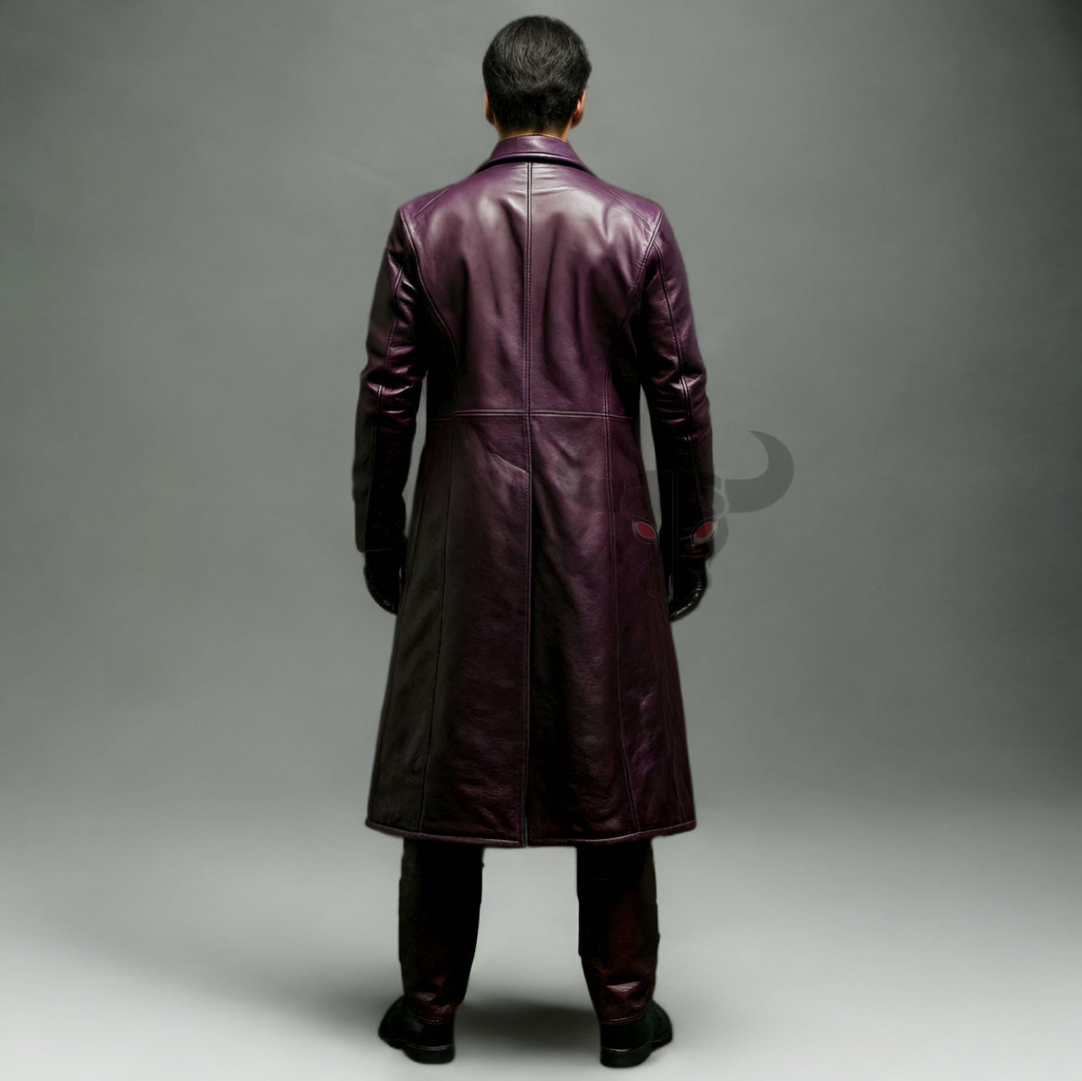 Joker Cosplay Costume Purple Leather Coat Green Vest Villain Halloween Outfit Comic Con