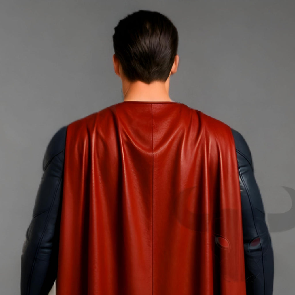 Man of Steel Cosplay Costume | Genuine Leather Superhero Suit | Gladiator Kilt | Halloween Outfit | Comics