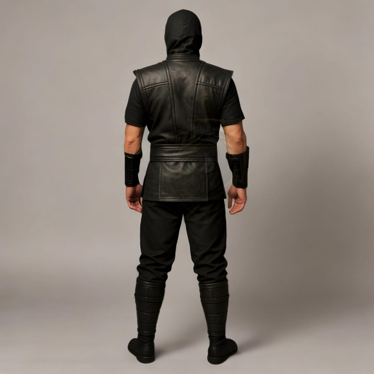 Scorpion Ninja Costume | Mortal Kombat Leather Armor | Halloween Cosplay Outfit for Men & Women