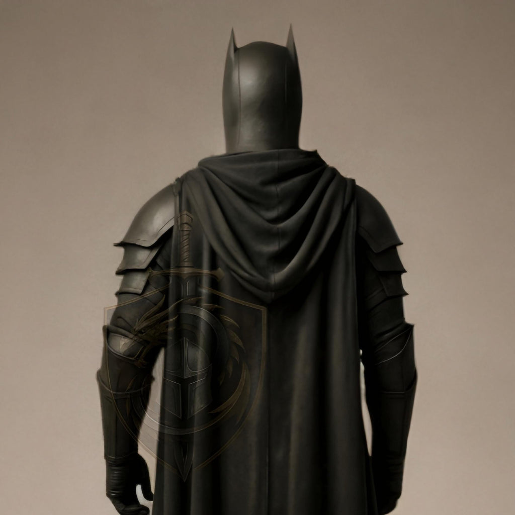 Shadow Knight Medieval SuperHero Leather Cosplay Armor | Gothic Warrior Deluxe Halloween Costume