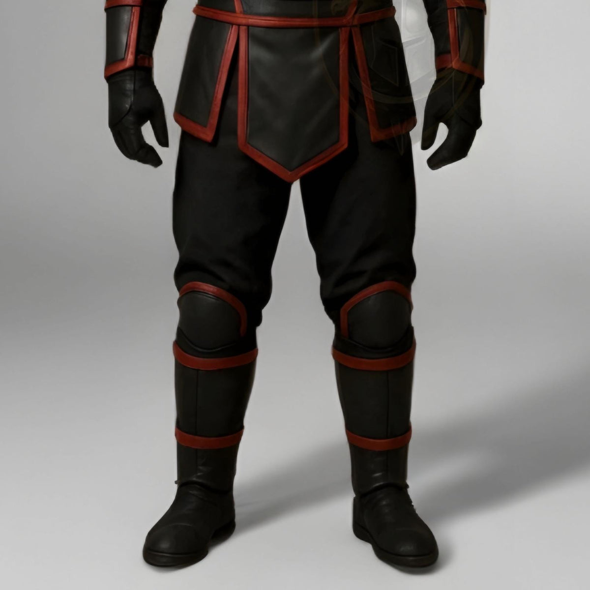 Shadow Assassin Ninja Leather Armor Costume | Mortal Kombat Samurai Cosplay Outfit for Halloween