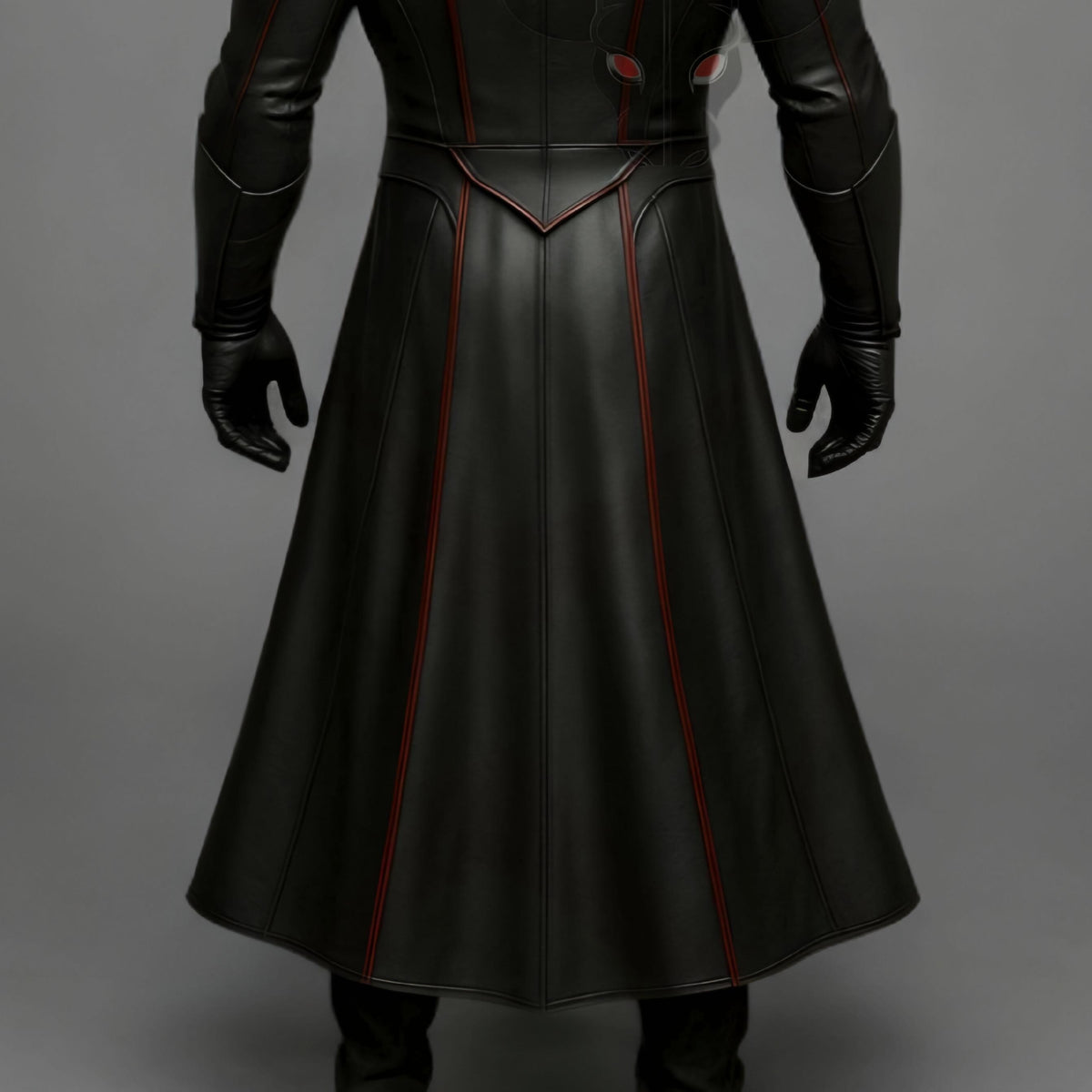 Cyberpunk Assassin genuine leather hooded long coat | cosplay armor | gothic trench | mens biker jacket