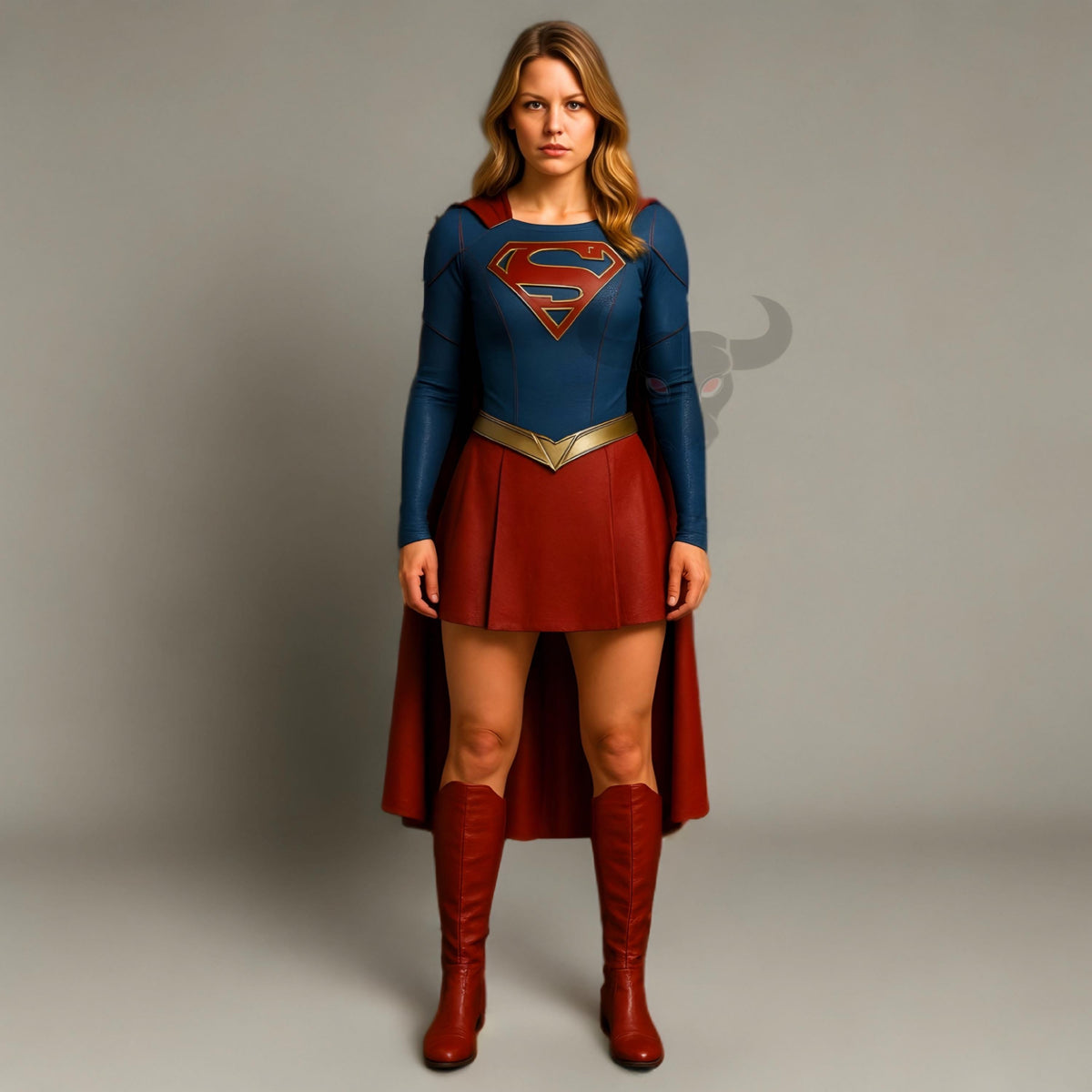 Women Hero Costume Dress | Red Cape Outfit | Comic Con Attire | Roleplay Fancy Cosplay