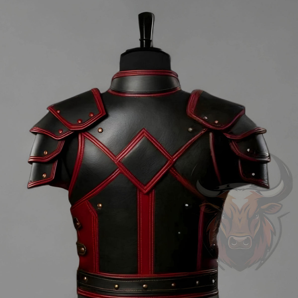 Knight Armor Costume Medieval LARP Cosplay Gothic Warrior Handmade Battle Outfit Genuine Leather