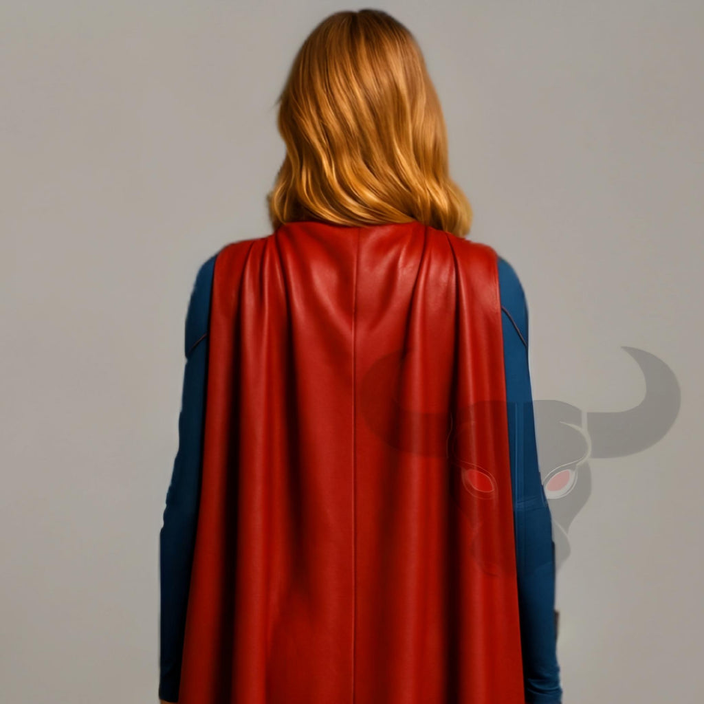 Women Hero Costume Dress | Red Cape Outfit | Comic Con Attire | Roleplay Fancy Cosplay