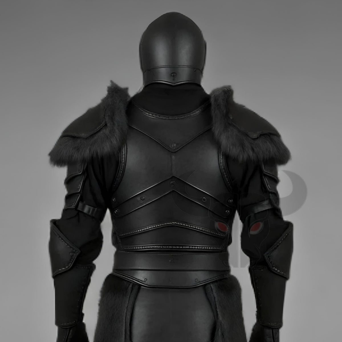 Dark Gothic Medieval Knight Armor Suit | Fantasy Warrior LARP Costume | Renaissance Cosplay Halloween Outfit