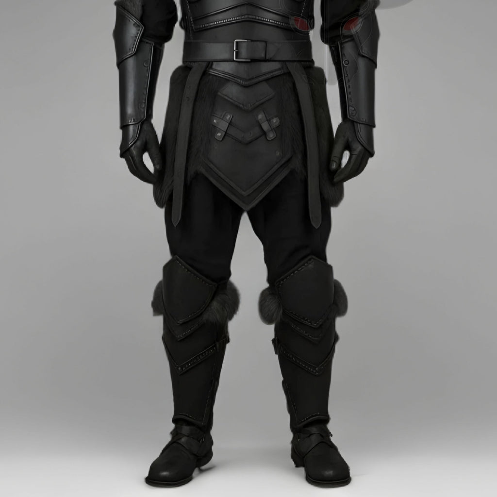 Dark Gothic Medieval Knight Armor Suit | Fantasy Warrior LARP Costume | Renaissance Cosplay Halloween Outfit