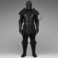 Dark Gothic Medieval Knight Armor Suit | Fantasy Warrior LARP Costume | Renaissance Cosplay Halloween Outfit
