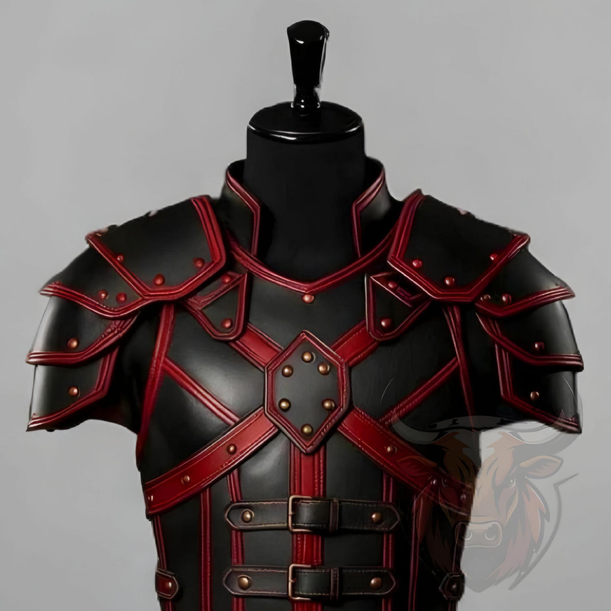 Knight Armor Costume Medieval LARP Cosplay Gothic Warrior Handmade Battle Outfit Genuine Leather