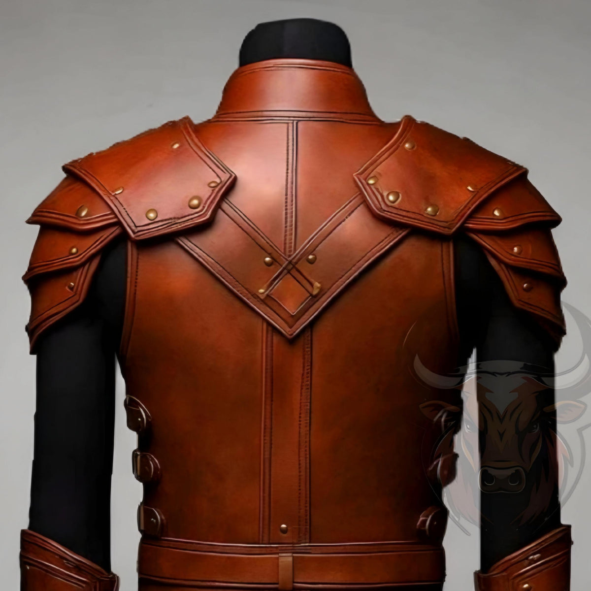 Warrior Armor Vest | Medieval Cosplay Outfit | Handmade Renaissance LARP Costume Genuine Leather