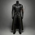 Long Coat Jacket Outfit Men’s Gothic Cosplay Steampunk Tailcoat Festival Costume Genuine Leather