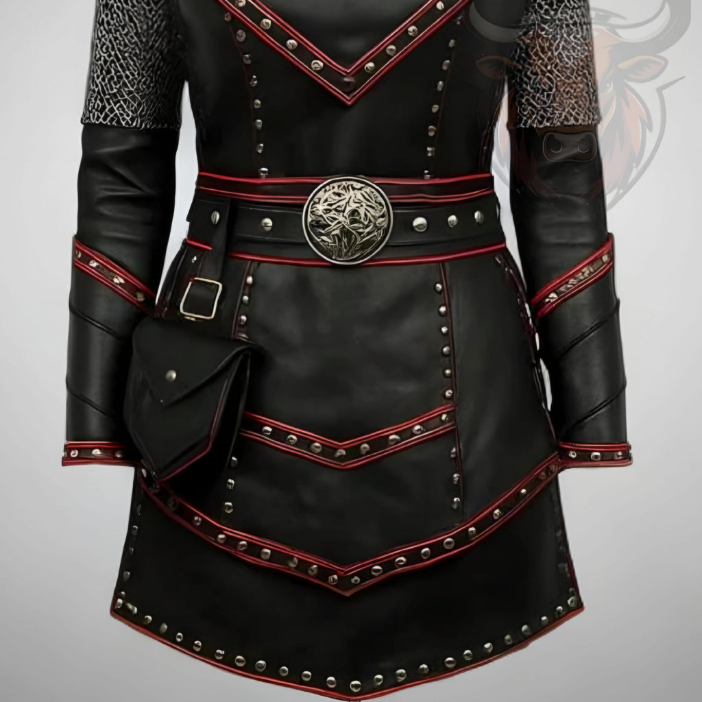Medieval Warrior Armour Costume Gothic Renaissance Knight Outfit LARP Cosplay Battle Gear