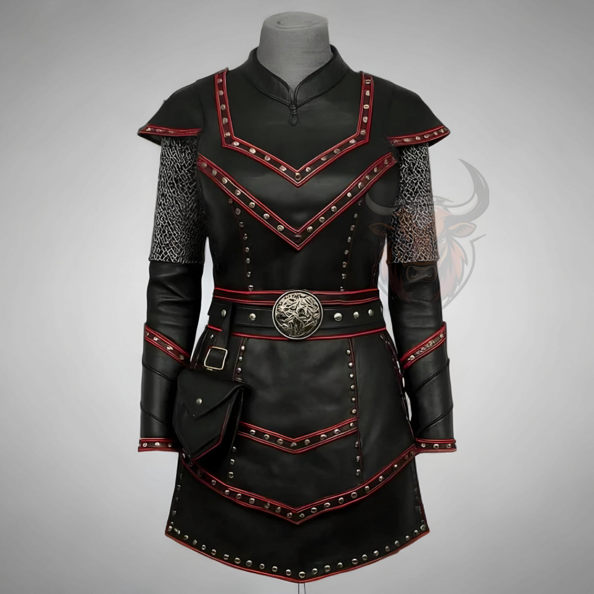 Medieval Warrior Armour Costume Gothic Renaissance Knight Outfit LARP Cosplay Battle Gear