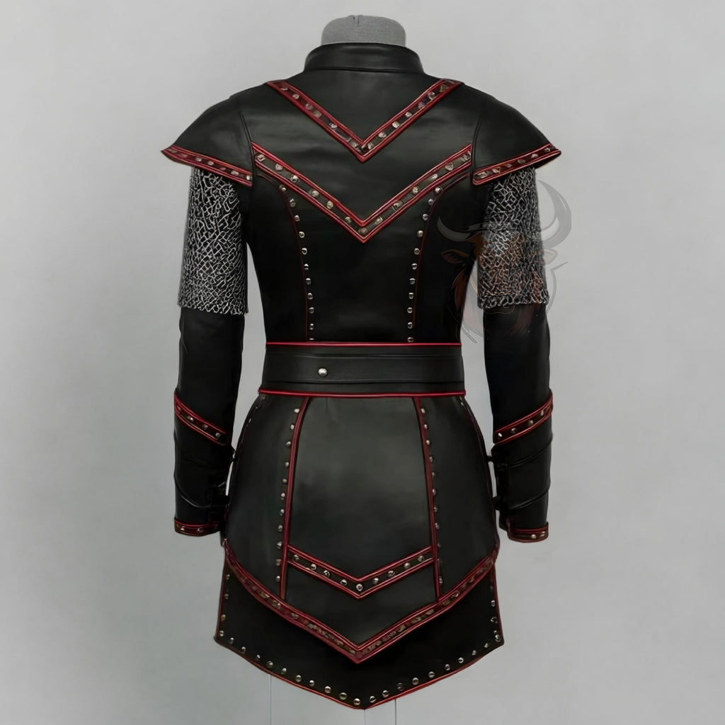 Medieval Warrior Armour Costume Gothic Renaissance Knight Outfit LARP Cosplay Battle Gear