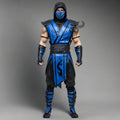 Sub Zero Cosplay Costume Mortal Kombat Ninja Armor Blue Dragon Suit Christmas Gift Men