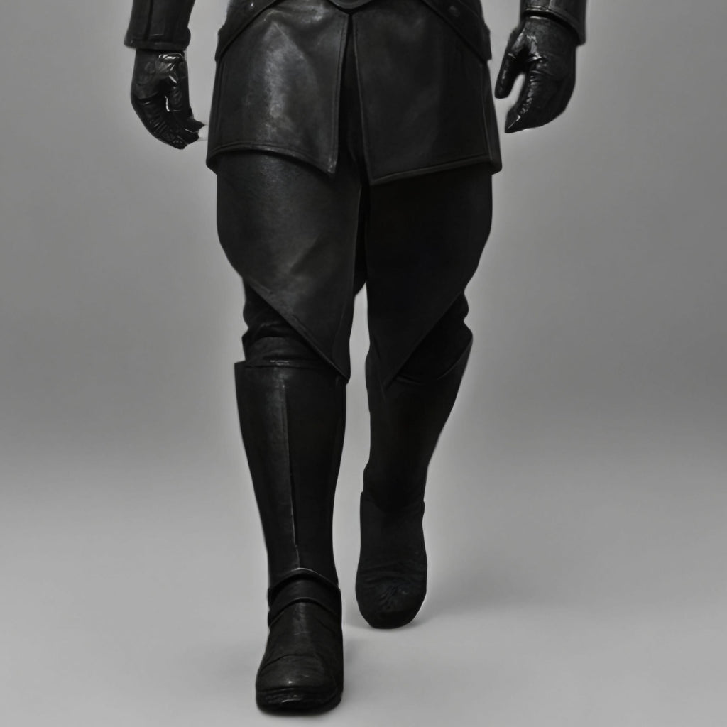 Roman Warrior Outfit Black Knight Armor Costume Medieval Dark Fantasy Cosplay | Wedding Dress