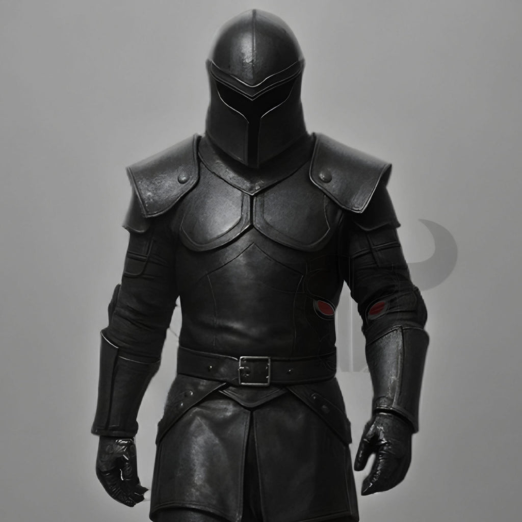 Roman Warrior Outfit Black Knight Armor Costume Medieval Dark Fantasy Cosplay | Wedding Dress