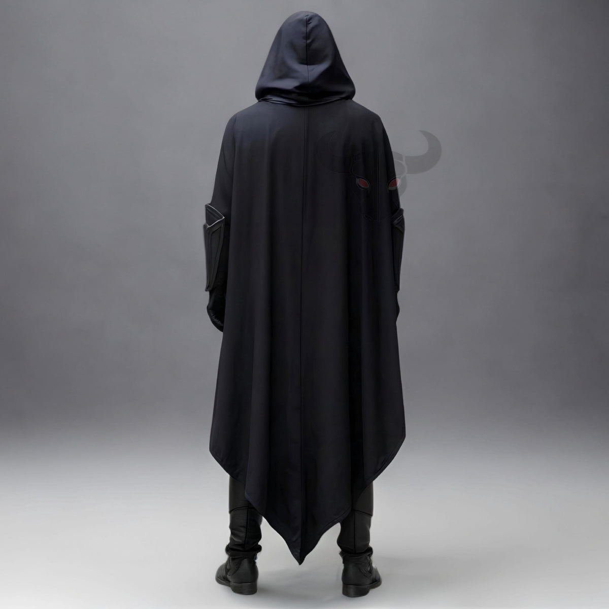 Custom Dark Hooded Cloak Costume | Stealth Assassin Outfit for Cosplay, Fantasy