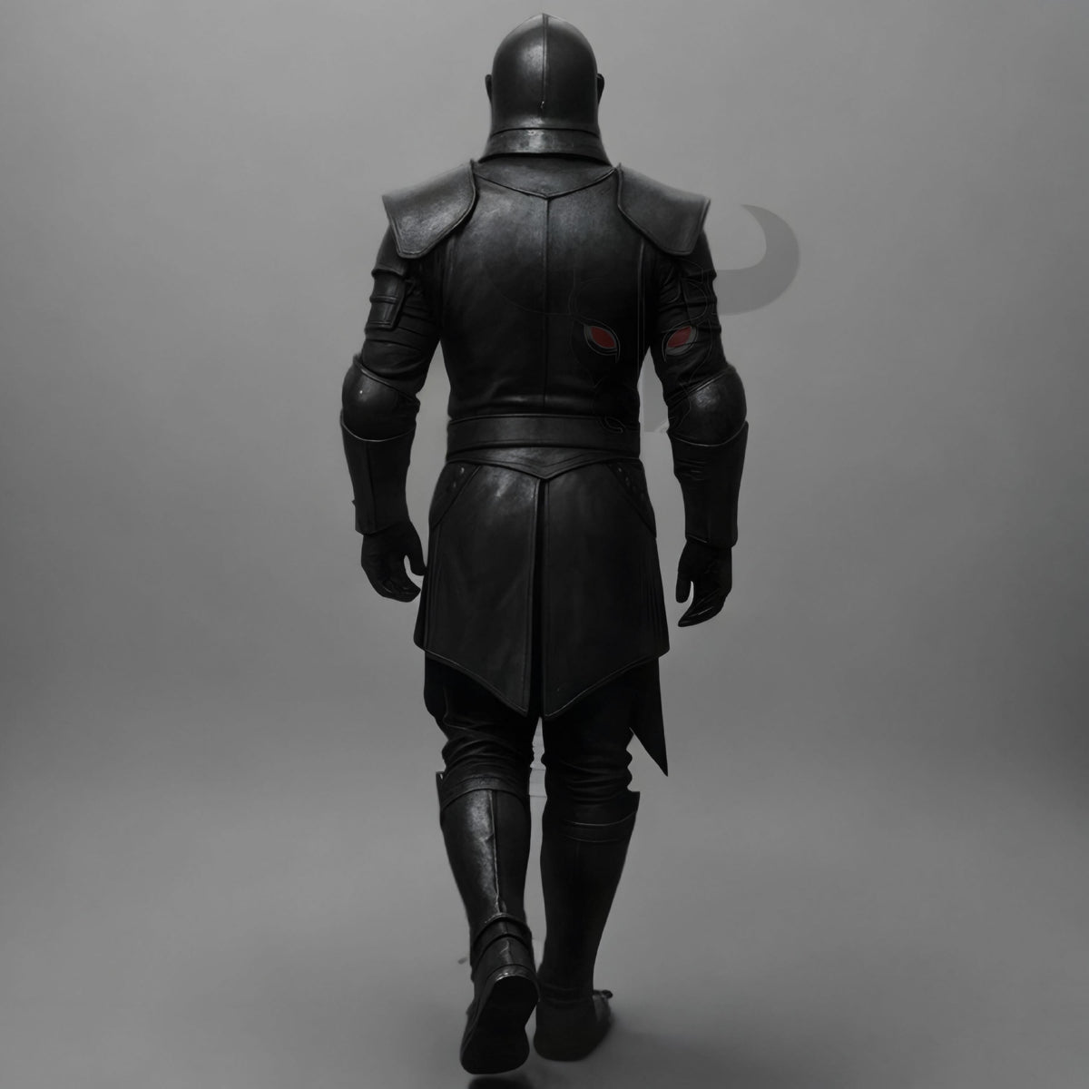 Roman Warrior Outfit Black Knight Armor Costume Medieval Dark Fantasy Cosplay | Wedding Dress