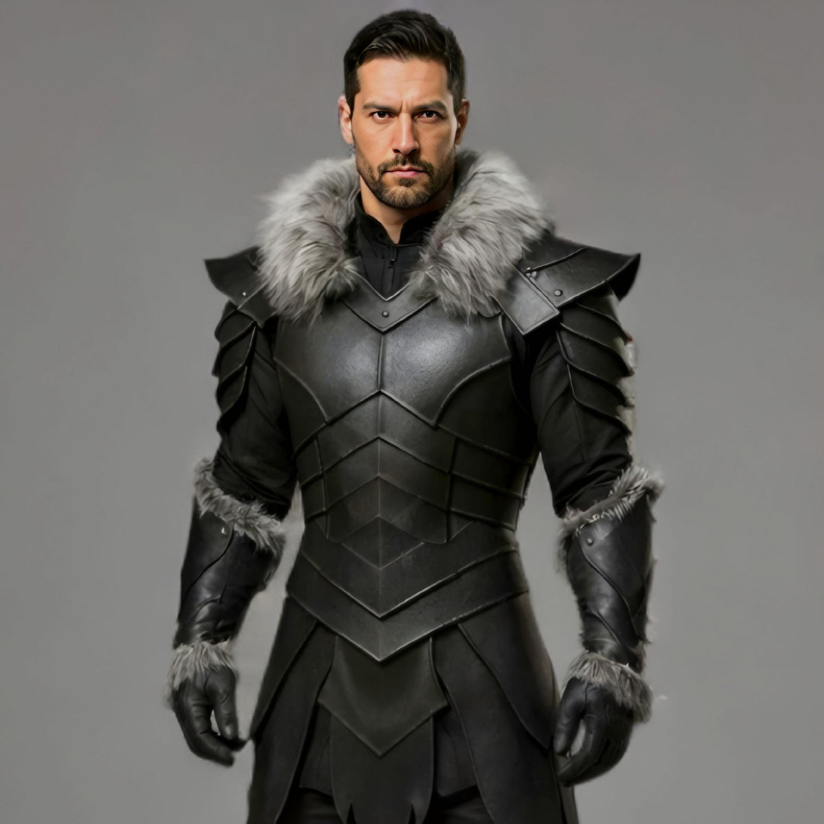 Handcrafted Nordic Warrior Leather Armor Medieval Viking Cosplay Costume Men LARP Fantasy Battle Outfit