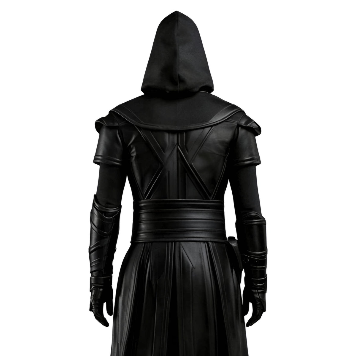 Handcrafted Dark Assassin Hooded Leather Armor Costume Medieval LARP Cosplay Warrior Outfit Custom Fit