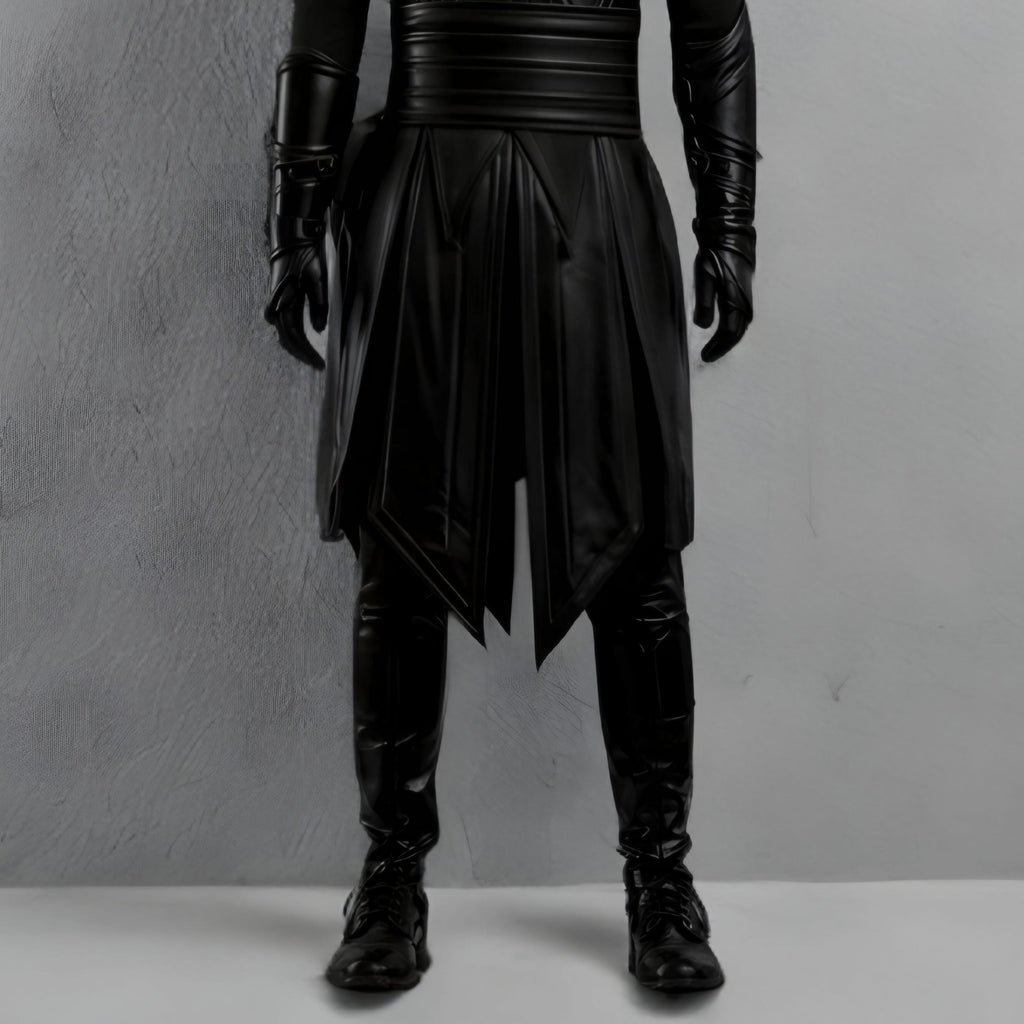Handcrafted Dark Assassin Hooded Leather Armor Costume Medieval LARP Cosplay Warrior Outfit Custom Fit