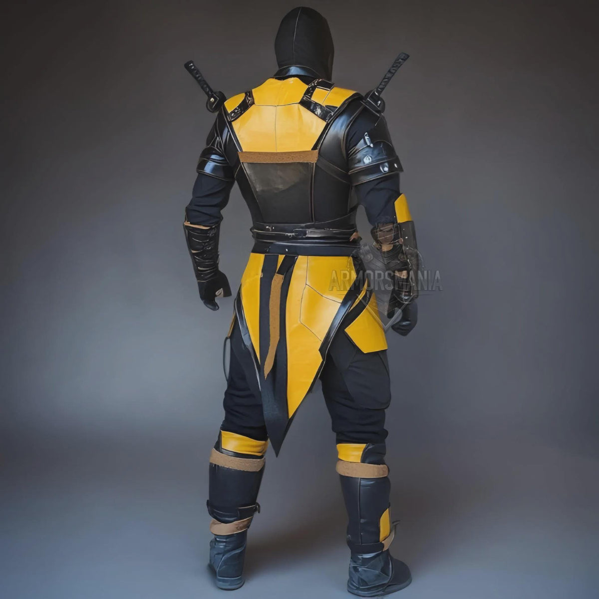 Handcrafted Scorpion Inspired Ninja Armor Cosplay Costume Leather Suit Halloween LARP Warrior Outfit Set