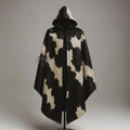 Handcrafted Cowhide Hooded Cloak Leather Cape Medieval Viking LARP Cosplay Mantle Custom Fit Unisex