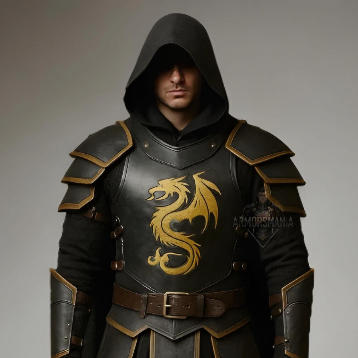 Handcrafted Dragon Knight Leather Armor Set, Medieval Fantasy Cosplay Costume, Warrior Outfit Custom Unisex