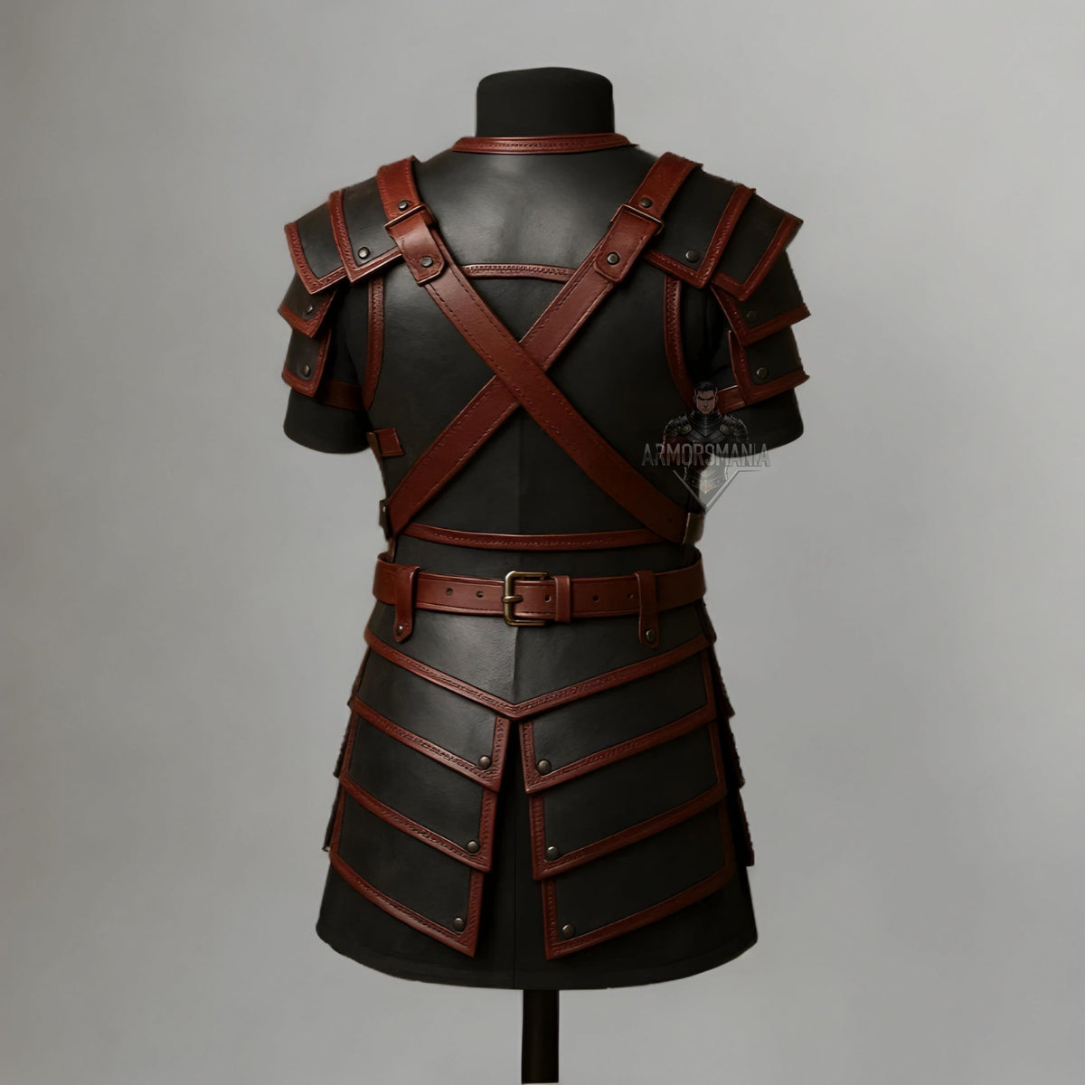 Dark Warrior Leather Cuirass Armor Medieval LARP Cosplay Breastplate Chestplate