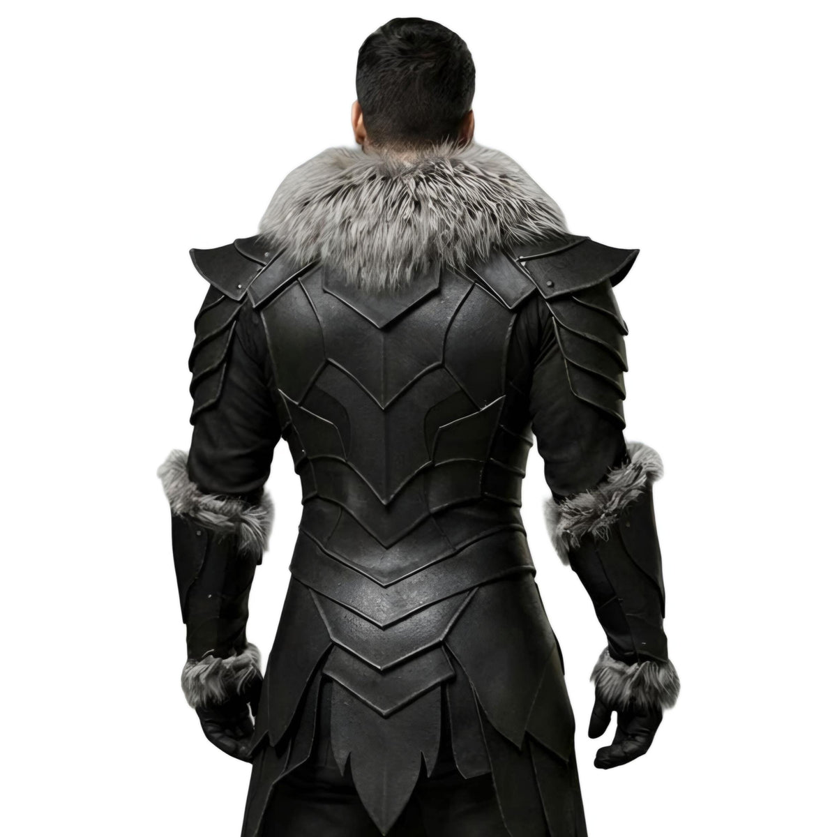 Handcrafted Nordic Warrior Leather Armor Medieval Viking Cosplay Costume Men LARP Fantasy Battle Outfit