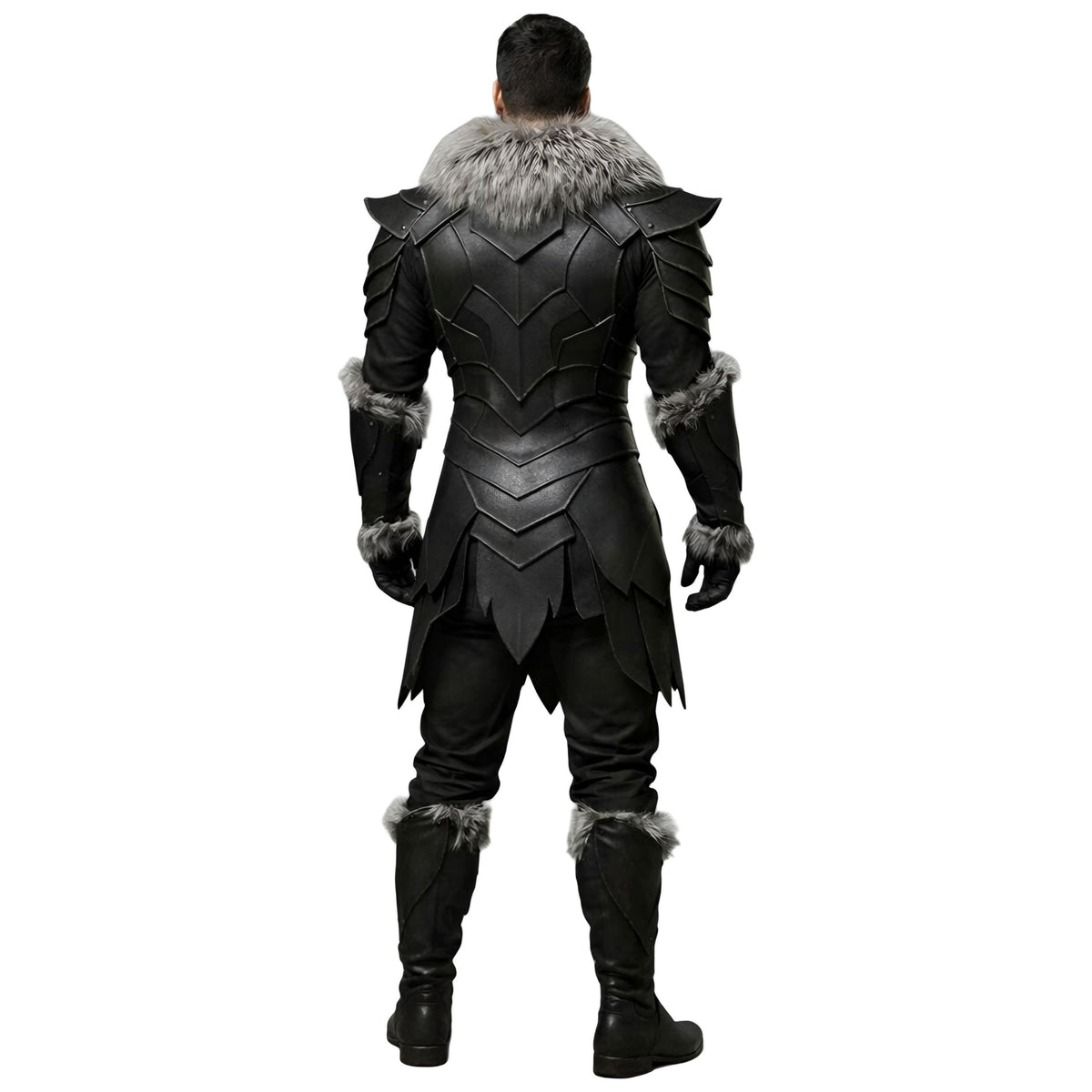 Handcrafted Nordic Warrior Leather Armor Medieval Viking Cosplay Costume Men LARP Fantasy Battle Outfit