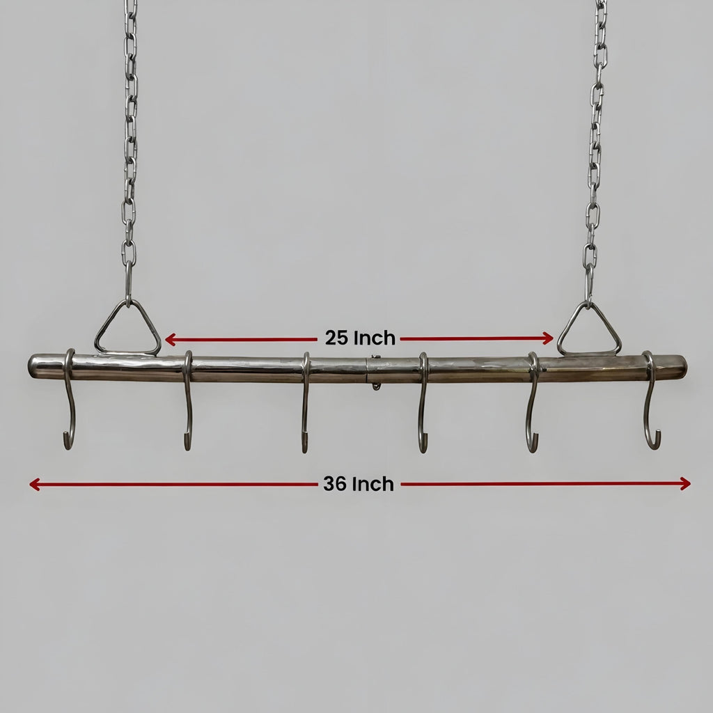 Stainless Steel Suspension Spreader Bar with Chains for Leather Suspension Swing