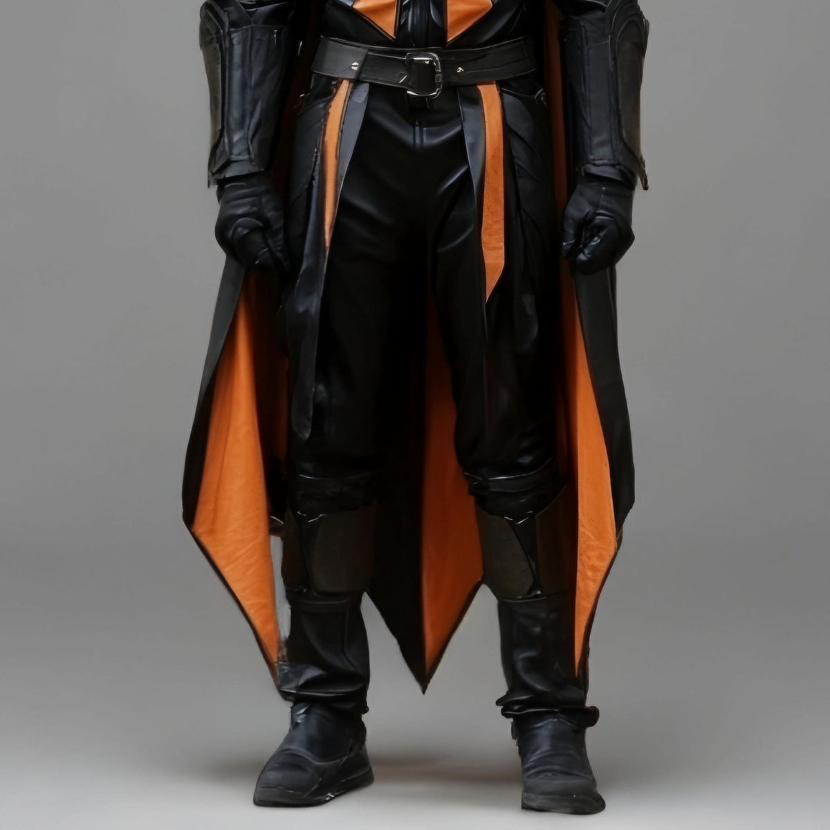 Handcrafted Shadow Assassin Hooded Leather Armor Suit, Dark Fantasy LARP Cosplay Costume Outfit