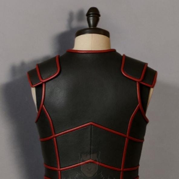 Handcrafted Pumpkin Halloween Leather Armor Vest, Horror Cosplay Costume, Medieval Fantasy Warrior Gear Outfit