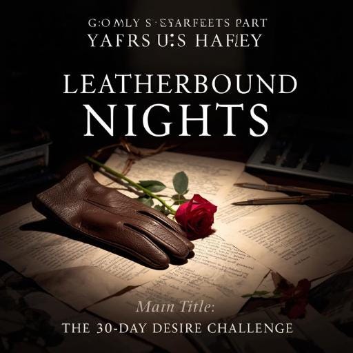 Leatherbound Nights 30-Day Desire Challenge Romance ebook Passion Awakening Relationship Intimacy Guide Digital Download
