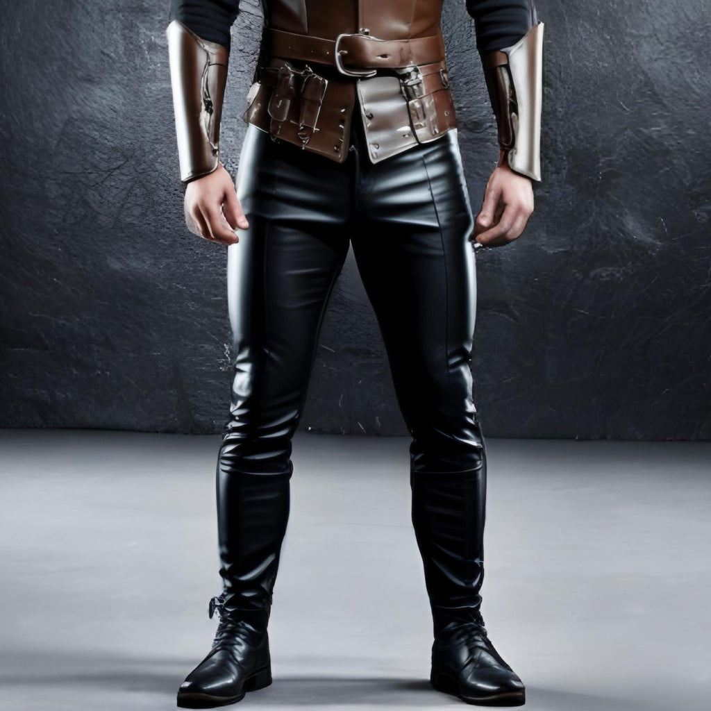 Handcrafted Royal Guard Knight Brown Leather Armor Cosplay LARP Warrior Costume Medieval Battle Outfit