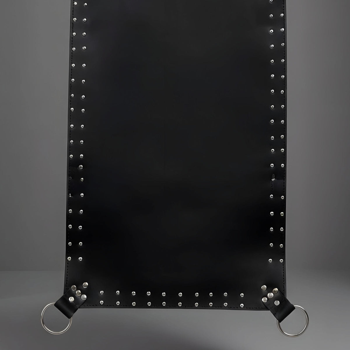 Black Leather Suspension Swing Sling for Couples Play Heavy Duty Adult Furniture