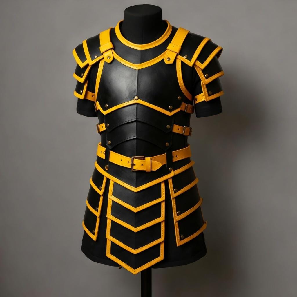 Dark Warrior Leather Cuirass Armor Medieval LARP Cosplay Breastplate Chestplate