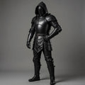 Dark Knight Hooded Leather Armor Full Set Medieval Cosplay LARP Halloween Gift