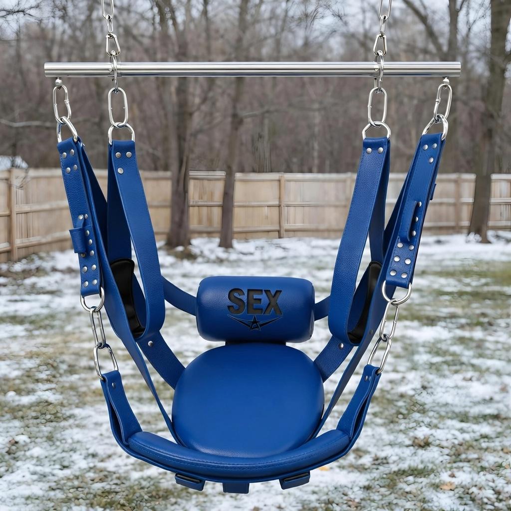 Luxury Leather Suspension Swing Sling Couples Adult Erotic Hanging Furniture